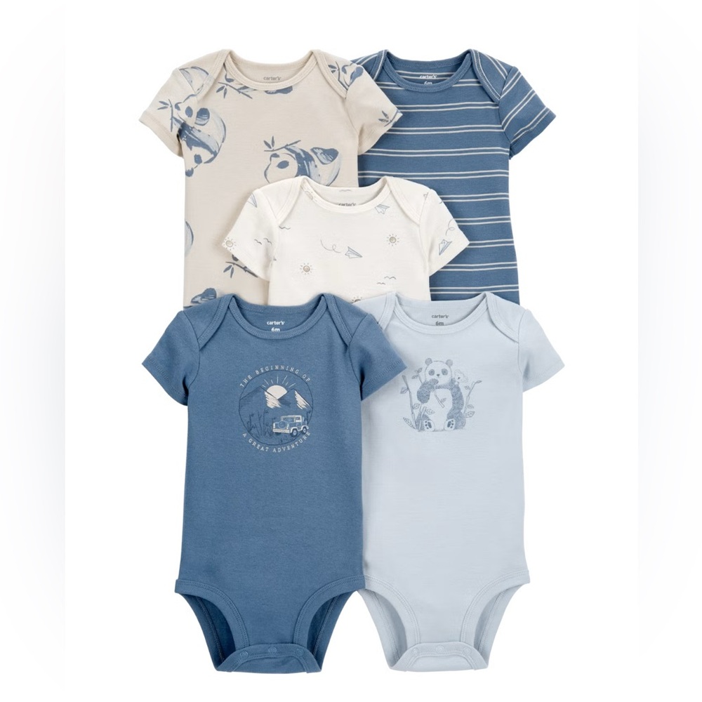 Baby 5-Pack Short-Sleeve Bodysuits